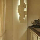 Luxusní designový radiátor Sculptural z Olycale kamene - v interiéru