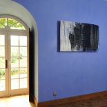 Luxusní designový radiátor Granit Cuivre z Olycale kamene - v interiéru