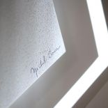 Luxusní designové nástěnné světlo Unis LT s předním panelem z Olycale kamene